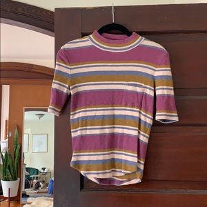 Madewell mock neck top